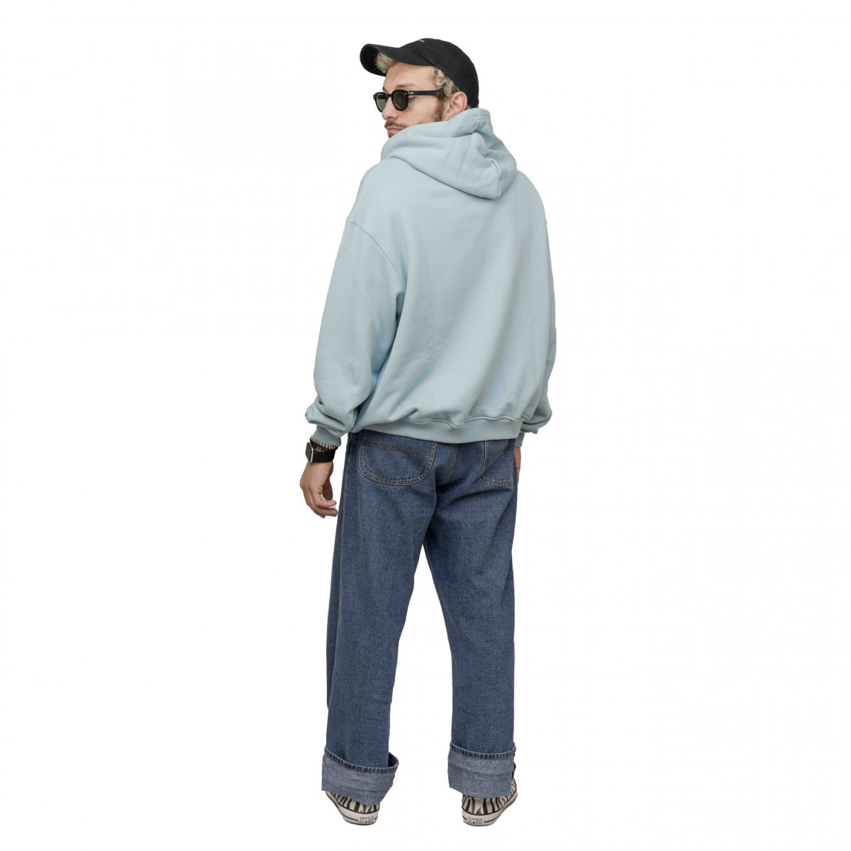 Iper felpa Stego Studios - light blue