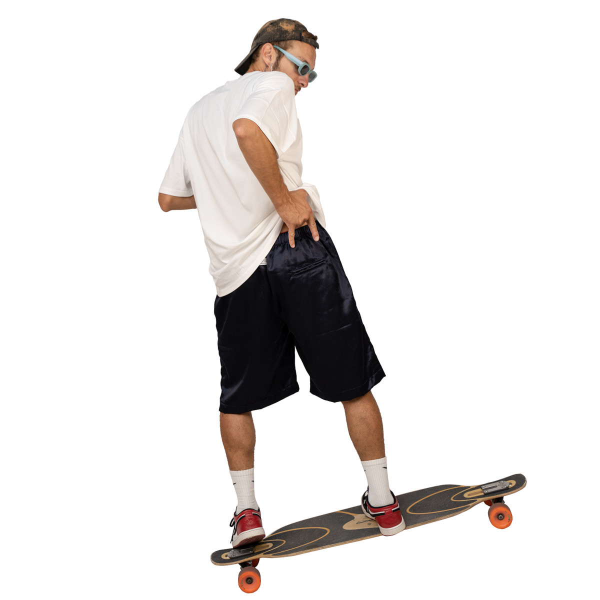 Ultra blue wow shiny bermuda