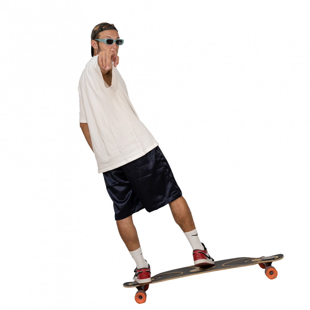 Ultra blue wow shiny bermuda